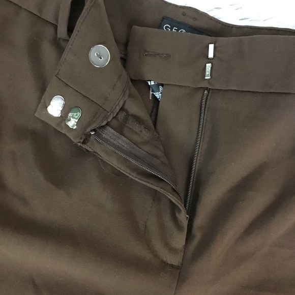 George dark brown Bermuda shorts with pockets vented hem Woman’s 18 - Picture 6 of 16